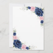 Modern Rustic Quinceanera Invitation 招待状 (裏面)