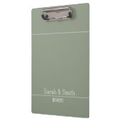 Modern Sage Green Business Office Name Custom   クリップボード (左)