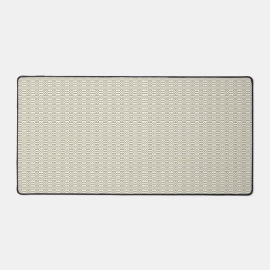 Modern Sage Green Geometric Large Desk Mat デスクマット (正面)