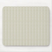 Modern Sage Green Geometric Pattern Mouse Pad マウスパッド (正面)