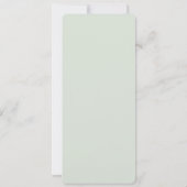 Modern Sage Green JOY Vertical Photo Christmas  (裏面)