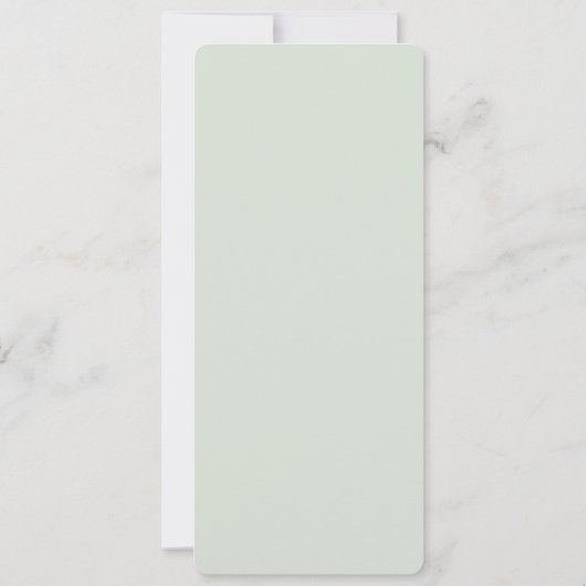 Modern Sage Green JOY Vertical Photo Christmas  (裏面)