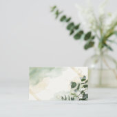 Modern Sage Green Wedding Invitation | Minimalist  エンクロージャーカード (スタンド正面)