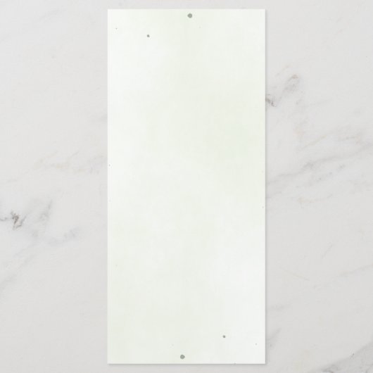 Modern Sage Greenery Botanical Wedding Menu メニュー (裏面)