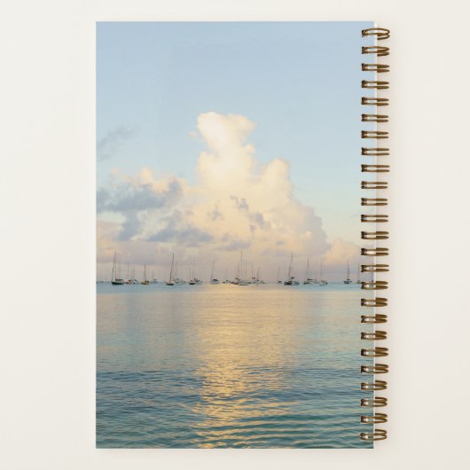 Modern Sailing Adventure Monogram (for men) ノートブック (裏面)