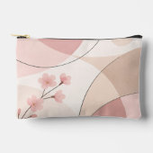 Modern Sakura Minimalist Geometric Accessory Pouch アクセサリーポーチ (正面)