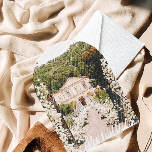 Modern Save the Date | Black white wedding 招待状