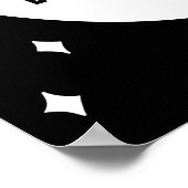 Modern scandi Make your dreams happen  Nursery ポスター (角)