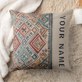 Modern  script abstract chic contemporary rustic  クッション (ブランケット)