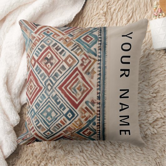 Modern  script abstract chic contemporary rustic  クッション (ブランケット)