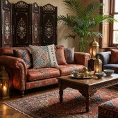 Modern  script abstract chic contemporary rustic  クッション