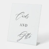 Modern Script | Cards & Gifts Wedding Tabletop 台座サイン (正面)