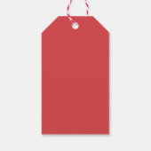 Modern Script Coquette Bow Bachelorette Thank You ギフトタグ (裏面)