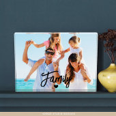 Modern Script Custom Family Photo Block フォトブロック
