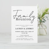 Modern Script Family Gathering Party 招待状 (スタンド正面)