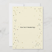 Modern Script Graduate Invitation 招待状 (裏面)