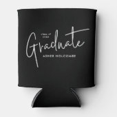 Modern Script Graduate Simple Graduation 缶クーラー (正面)