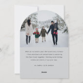 Modern Script Happy Holidays | 写真2枚追加可能 シーズンカード (裏面)