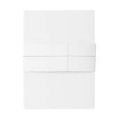 Modern Script Minimalist Typography Wedding 招待状ベリーバンド (裏面例)