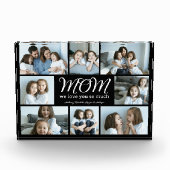 Modern Script Mom We Love You Photo Collage Block フォトブロック (正面)