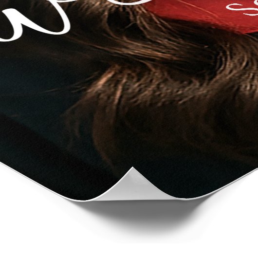 Modern script photo Graduation Party welcome ポスター (角)