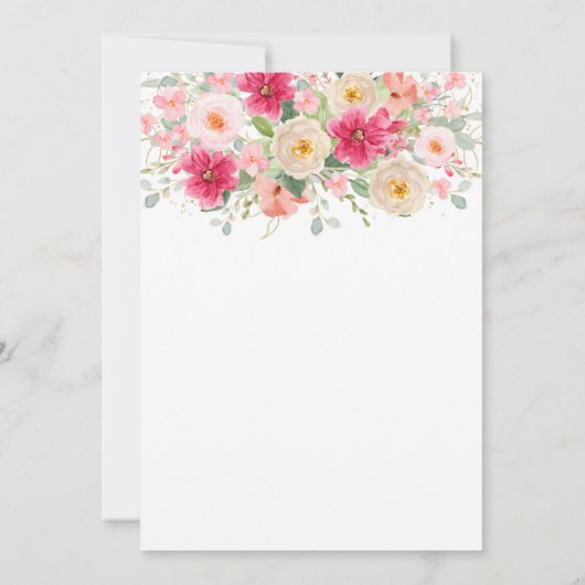 Modern Script Photo Wedding Save The Date 招待状 (裏面)