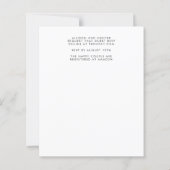 Modern Script Save the Date (裏面)