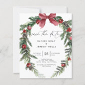 Modern Script Save the Date (正面)