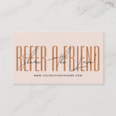 Modern script typography share the love 紹介カード (正面)