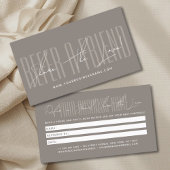 Modern script typography share the love 紹介カード