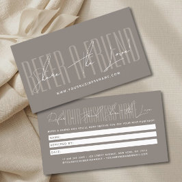 Modern script typography share the love 紹介カード