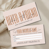 Modern script typography share the love 紹介カード