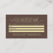 Modern script typography share the love 紹介カード (裏面)