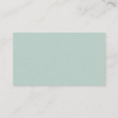 Modern Script Wedding Advice and Wishes Card アドバイスカード (裏面)
