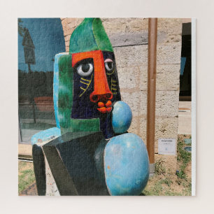 Modern Sculpture Grand Bouddha In Biot France ジグソーパズル
