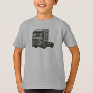 Modern Semi Truck Watercolor Illustration Tシャツ