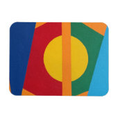 Modern Setting Sun Abstract Magnet マグネット (横)