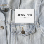 Modern SHE Inspired Personalized Name Button 缶バッジ (インサイチュ)