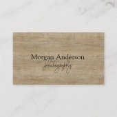 Modern Signature Script QR Code Social 名刺 (正面)