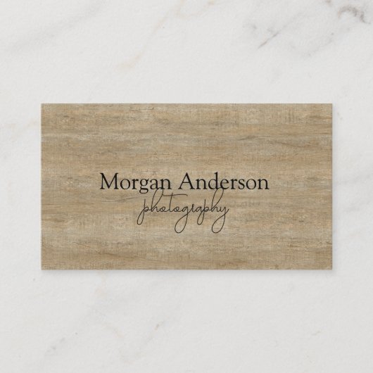 Modern Signature Script QR Code Social 名刺 (正面)