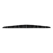 Modern Silver Wavy Lines Pattern タイヘッドバンド (正面)