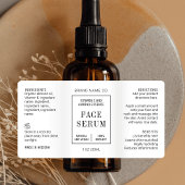 Modern Simple 1 OZ 30ML Dropper Bottle Label ラベル