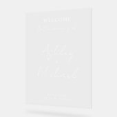 Modern Simple Acrylic Wedding Welcome Sign アクリルサイン (傾斜)