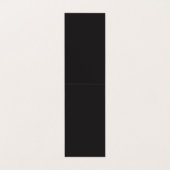 Modern Simple Black Red Trendy Minimalist Plain  名刺 (内部フラット)