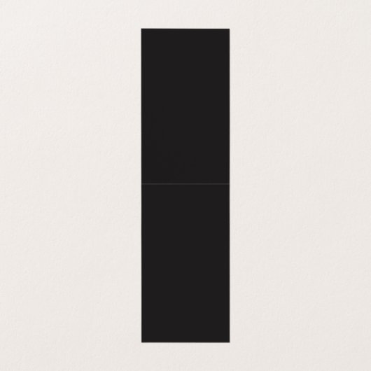 Modern Simple Black Red Trendy Minimalist Plain  名刺 (内部フラット)