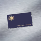 Modern Simple blue navy Minimalist Professional  マグネット名刺 (インサイチュ)