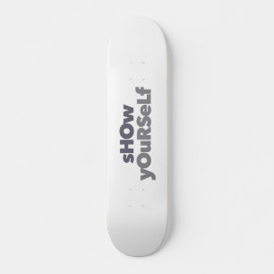 Modern, simple, bold, urban design Show Yourself スケートボード