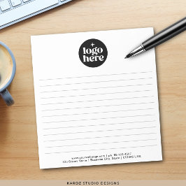 Modern Simple Business Logo Notepad ノートパッド