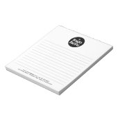 Modern Simple Business Logo Notepad ノートパッド (回転)