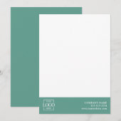 Modern Simple Business Logo Professional Editable ノートカード (正面/裏面)